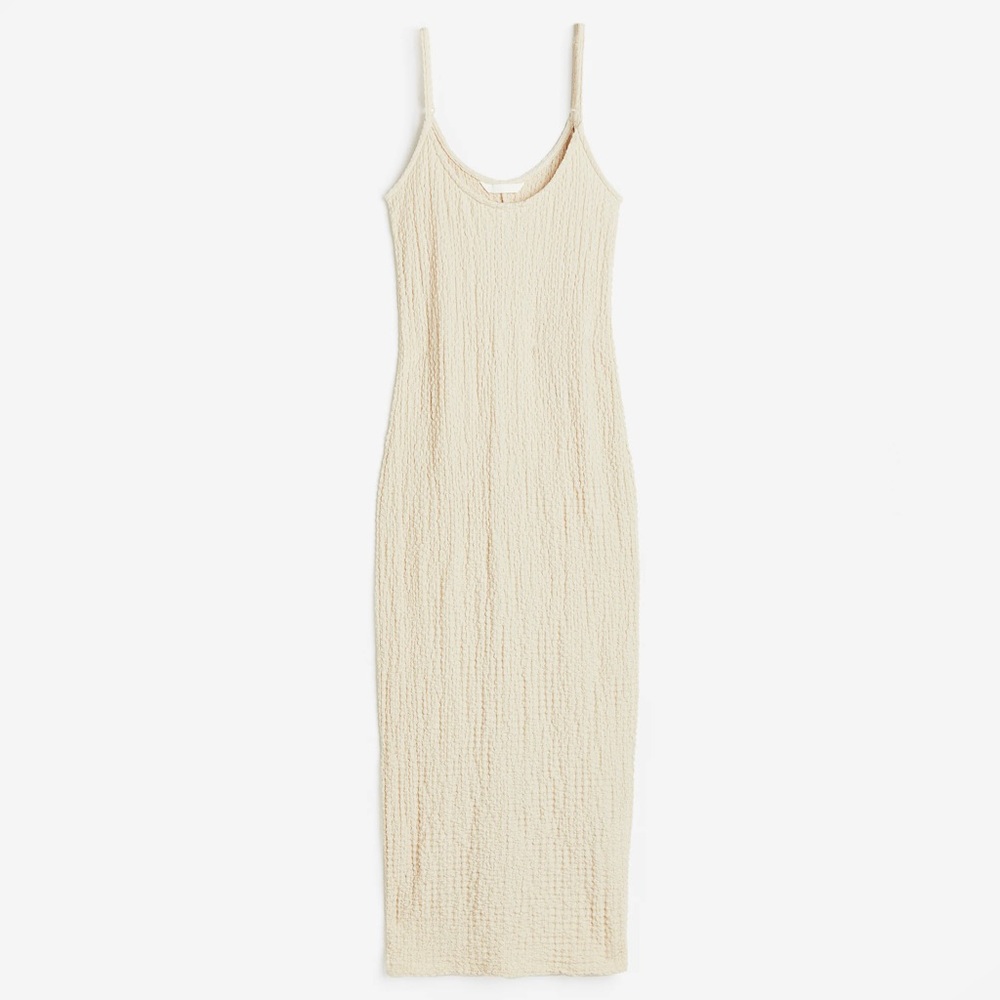 H&M crinkled dress